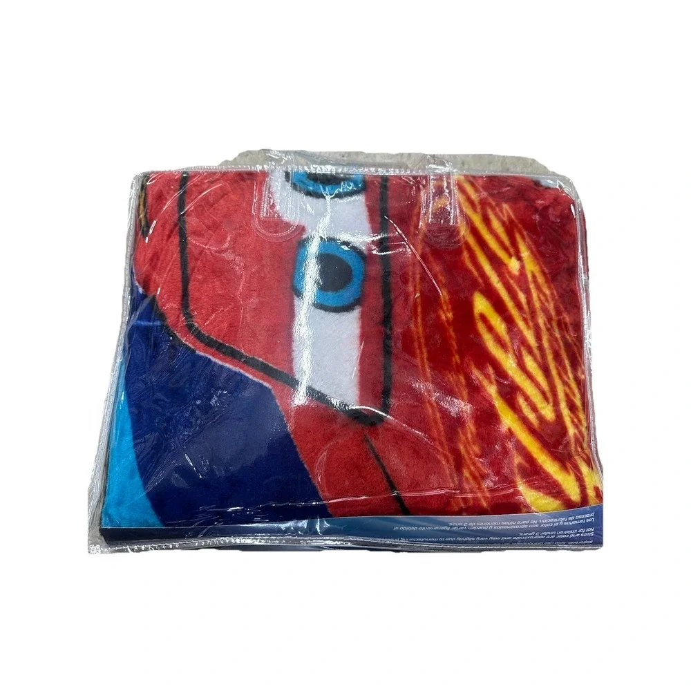This is a Disney Pixar Cars Twin/Full Raschel Blanket
